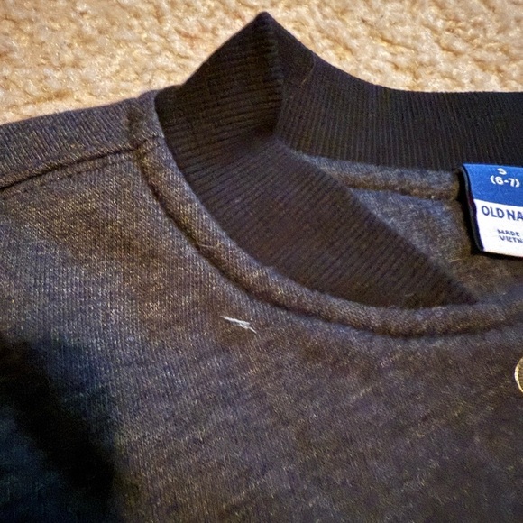 Old Navy Charcoal and Black Snap Jacket - Picture 6 of 6